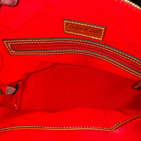 Dooney & Bourke Domed Shaped Pebble Leather Leather Satchel - GUC - Picture 6 of 11